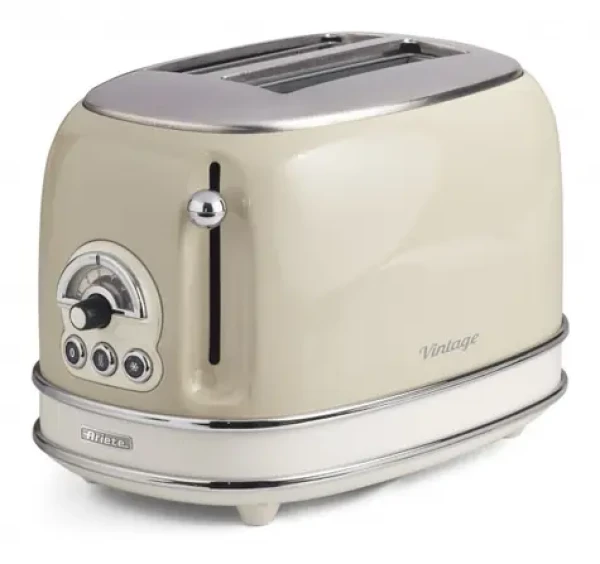 Ariete 155 Vintage béžová / Toustovač / 2 topinky / 810 W / 6 stupňů opečení (0155CR)