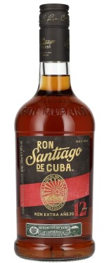 Santiago de Cuba Extra Anejo 12y 40% 0,7 l (holá láhev)