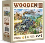 WOODEN CITY Dřevěné puzzle Železnice