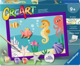 Ravensburger 120232681 CreArt Mořský koník (se sádrovou formou)