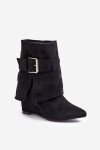 Boty na klínovém podpatku model 203527 Step in style 37