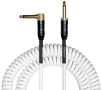 Cascha Advanced Line Guitar Cable Curly White 6m