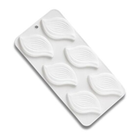 Dortisimo Silikonová forma na pečení/na mražené dezerty Listy (na 6 ks) 4 cm