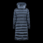 Dámská zimní bunda s kapucí CMP zateplený kabát dlouhý tmavě modrý (34K0046F/L635) 38