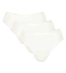 SLOGGI GO DAILY COTTON - 3× tai z kartáčované organické bavlny Sloggi SILK WHITE XL