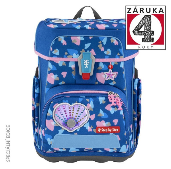 Školní aktovka CLOUD REFLECT Seashell Pearl 5 dílný set, AGR certifikát