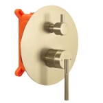 REA - Podomítková sprchová sada Argon Gold Brush + BOX REA-P7810