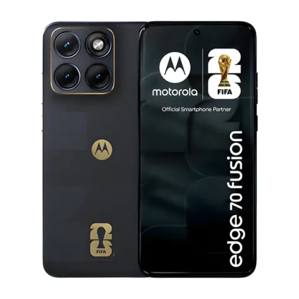 Motorola EDGE 70 Fusion černá / Telefon / 8+256GB / 5G / 6,78" AMOLED 144Hz / + Buds World Cup Edition (99937616)