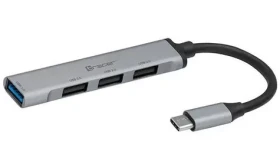 Tracer H40 / USB-C hub / 4 porty / hliníkové tělo (TRAPOD46999)