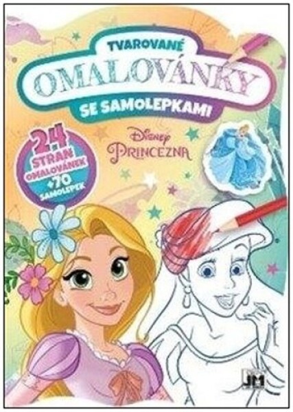 Tvarované omalovánky Princezny