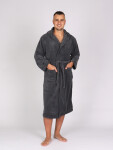 EVONA a.s. Unisex župan HLADKÝ šedý - ZUPAN HLADKY ŠEDÁ S/M