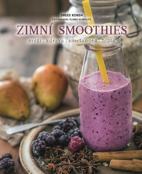 Zimní smoothies svěží, zdravá, smetanová, teplá Drees Koren