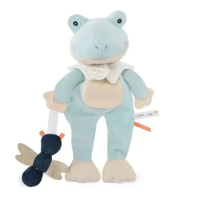 Doudou Dárková sada - Plyšová hračka žabka s vážkou 27 cm
