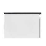 Koupelnová skříňka s kamennou krycí deskou SAT B-WAY 119x30x45 cm bílá lesk BWAY120WTK BWAY120WTK