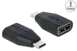 DeLock USB-C datablocker / Adaptér / Blokování přenosu dat / USB Type-C (M) - USB Typ-A (F) (66528)