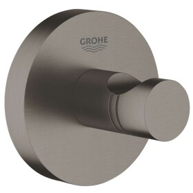 GROHE - Essentials Háček na koupací plášť, kartáčovaný tmavý grafit 40364AL1