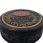 Mustang Puk Montreal Canadiens NHL Stanley Cup Years Gold Medallion