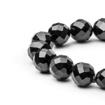Náramek Ruzziera Black - onyx, sladkovodní perla, stříbro 925/1000, 19 cm Bílá