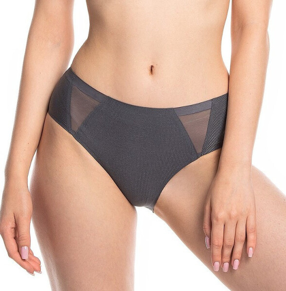 Dámské kalhotky Lama Laser Cut L-POL 5022 BI-03 2XL šedá XXL