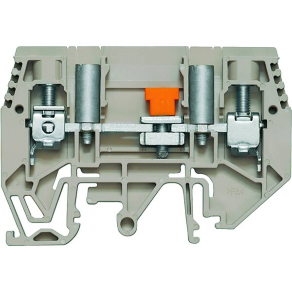 W-Series, Test-disconnect terminal, Rated cross-section: 6 mm&sup2;, Screw connection WTL 6/1 EN STB 1934820000 Tmavě béžová Weidmüller 50 ks