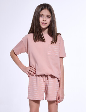 Pyžamo Cornette Young Girl 569/111 Lagoon kr/r 134-164 růžová 134-140