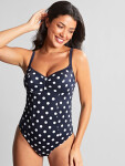 Jednodílné plavky Swimwear Anya Riva Spot Balconnet Swimsuit navy/vanilla SW1450 90HH