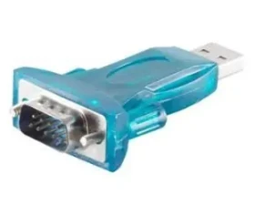 MicroConnect adaptér USB2.0 A (M) - RS232 Serial (M) černá (USBADB9M)
