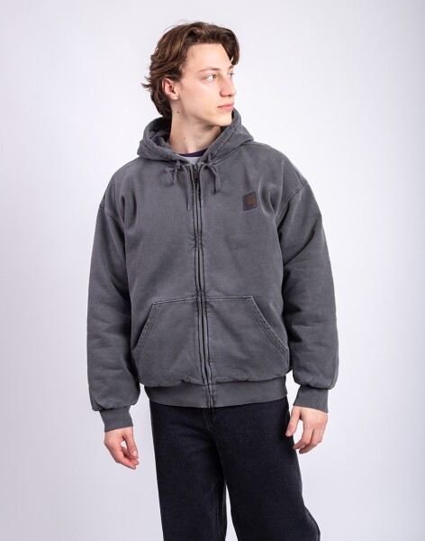 Carhartt WIP Hooded Vista Jacket Black garment dyed L