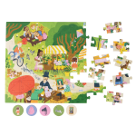 Edukační puzzle Apli - Find It First! - Jarmark, 200 ks, 6+