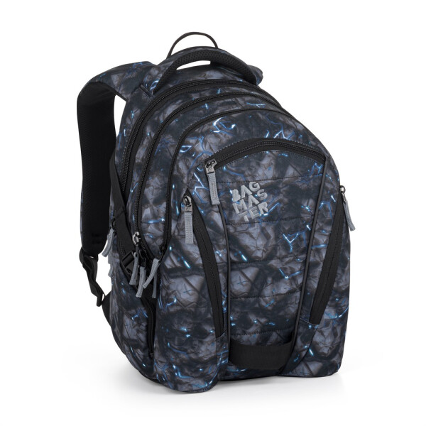 Bagmaster Studentský batoh Bag 24 Šedo-modrý