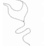 ELENYS Flow Line – náhrdelník z prémiové oceli Délka: 38-44 + 5 / max. 49 cm