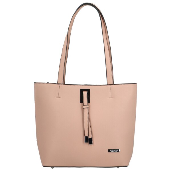 Luxusní dámská kabelka na rameno Delami Athena Aura, růžová