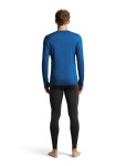 ICEBREAKER Mens 200 Oasis LS Crewe, Lazurite (vzorek) velikost: M