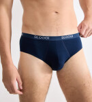 Pánské boxerky men Basic Midi - BLUE - modré 0080 - SLOGGI NIGHT BLUE 5