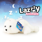 Plyšový medvěd LazyAnimals bílý 29 cm