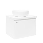 Koupelnová skříňka pod umyvadlo Naturel Ancona 60x46 cm bílá lesk ANCONA260BLD ANCONA260BLD