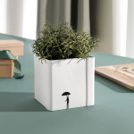 Räder Porcelánový obal na květináč Umbrella, bílá barva, porcelán