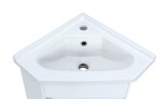 Koupelnová skříňka s umyvadlem Keramia Pro 57,3x41 cm bílá PRORSDV PRORSDV