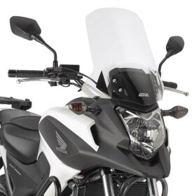 D1111St čiré plexi Honda NC 700X (12-13), NC 750X (14-15), vxš495x410 mm, o 165 mm vyšší než orig.