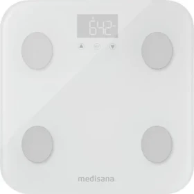 Medisana BS 600 bílá / osobní váha / LCD displej / nosnost až 180 kg / Wi-Fi / Bluetooth (4015588405013)