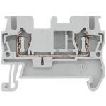 Siemens 8WH20000AF00 průchodková svorka přípojka s pružinovým protitahem šedá 50 ks