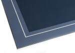 AQUALINE - Koupelnová předložka 50x80cm, absorpční, modrá PCD012