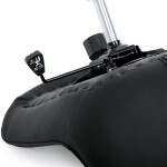 Pracovní židle, výškově nastavitelná, černá látka, KA-V3120 BK3