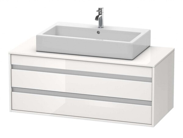 DURAVIT - Ketho Umyvadlová skříňka 50x120x55 cm, 2 zásuvky, lesklá bílá KT665602222