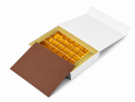 Cake star luxusní krabička bílá na 24ks s magnetem 27x20,5x4cm