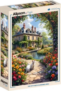 ALIPSON Puzzle Kvetoucí oblouk u chalupy