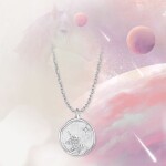 Náhrdelník s jednorožcem: Symbol ochrany a krásy, Stříbrná 49 cm + 7 cm (prodloužení)