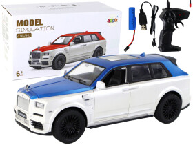 Mamido Auto na dálkové ovládání R/C Bvliiman 1:20 bílá modrá
