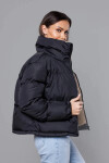 Černá bunda typu puffer pro přechodné období (5M3115-392) odstíny černé L (40)