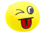 Mamido Měkký míček smajlík emotikon 9 cm žlutý